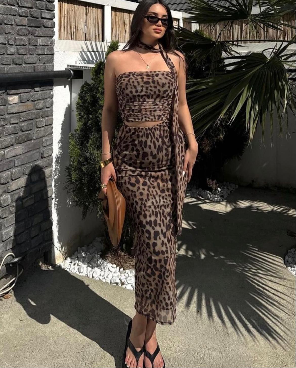 Panter Print 2 Piece Set